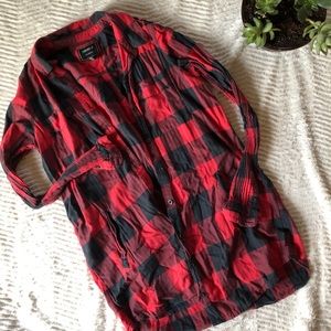 Forever 21 buffalo plaid button up